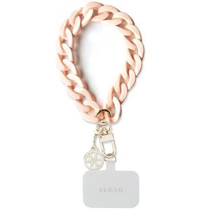 Guess GUOUCBMC4MP Universal nagy csuklópánt rózsaszín akril 4G Charm tok