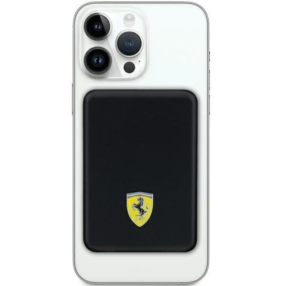 Ferrari Powerbank FEPB5MNCAK 15W 5000mAh fekete fém logó MagSafe