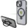 Ferrari FEHMP15SUSCAK iPhone 15 6.1" fekete keménytok gyűrűs állvány 2023 Collection MagSafe
