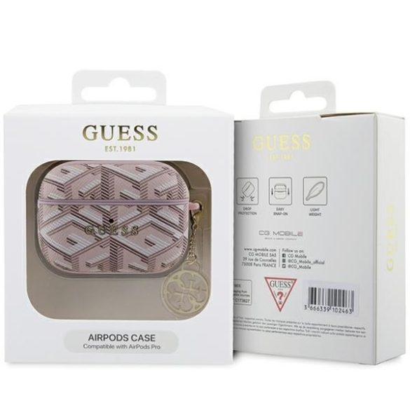 Guess GUAPPGCE4CP AirPods Pro tok rózsaszín GCube Charm