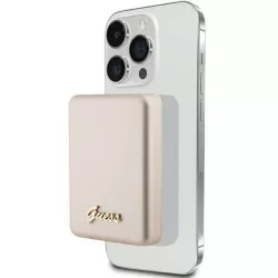   Guess Powerbank indukciós 5W GUPBM3ALGSGD 3000mAh arany MagSafe Metal Script Logo MagSafe Metal Script Logo