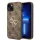 Guess GUHCP15S4GMGBR iPhone 15 6.1" barna keménytok 4G nagy fém logóval