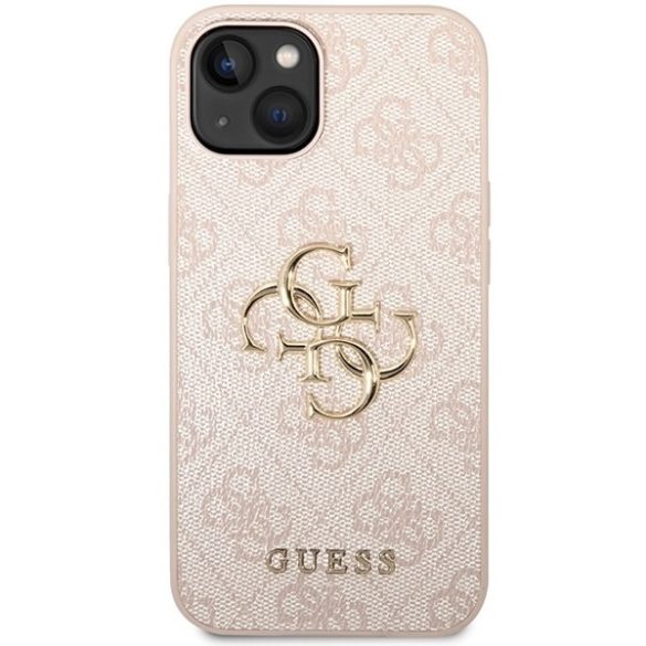 Guess GUHCP15M4GMGPI iPhone 15 Plus / 14 Plus 6,7" rózsaszín keménytok Big Metal Logo