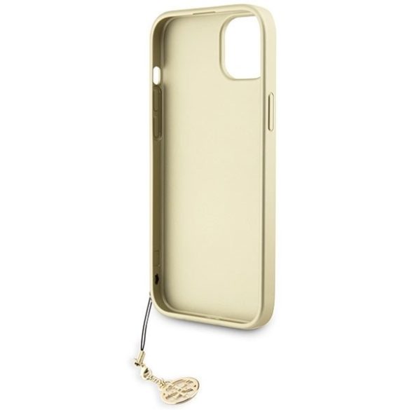 Guess GUHCP15MGF4GBR iPhone 15 Plus / 14 Plus 6.7" barna keménytok Charms kollekció