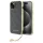 Guess GUHCP15MGF4GGR iPhone 15 Plus 6.7" szürke keménytok Charms kollekció
