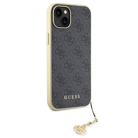 Guess GUHCP15MGF4GGR iPhone 15 Plus / 14 Plus 6.7" szürke keménytok Charms kollekció