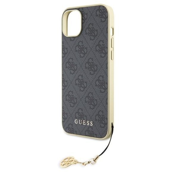 Guess GUHCP15MGF4GGR iPhone 15 Plus / 14 Plus 6.7" szürke keménytok Charms kollekció