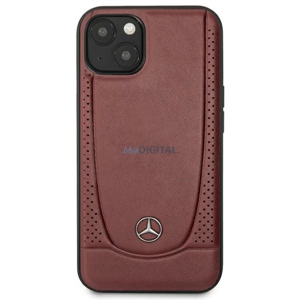 Mercedes MEHCP15SARMRE iPhone 15 / 14 / 13 6.1" piros keménytok bőr Urban Bengale