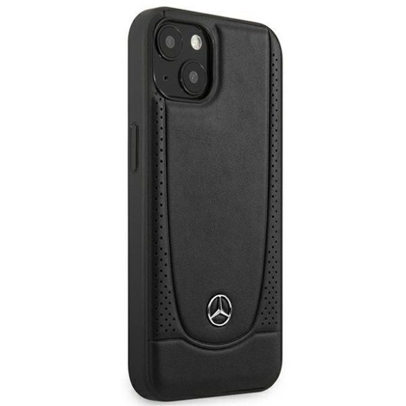 Mercedes MEHCP15SARMBK iPhone 15 / 14 / 13 6.1" fekete keménytok Silicone Line
