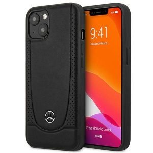 Mercedes MEHCP15MARMBK iPhone 15 Plus / 14 Plus 6.7" fekete keménytok Silicone Line