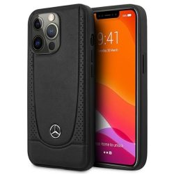   Mercedes MEHCP15XARMBK iPhone 15 Pro Max 6.7" fekete bőr keménytokban Urban