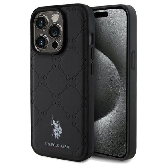 US Polo USHCP15XPYOK iPhone 15 Pro Max 6.7" fekete Yoke minta tok