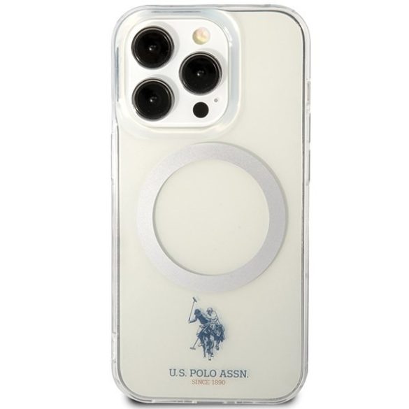 US Polo USHMP15LUCIT iPhone 15 Pro 6.1" átlátszó MagSafe tok