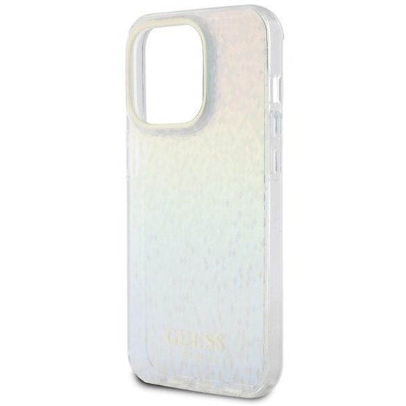 Guess GUHCP14LHDECMI iPhone 14 Pro 6.1" sokszínű keménytok IML Faceted Mirror Disco Iridescent tükör