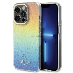   Guess GUHCP14XHDECMI iPhone 14 Pro Max 6.7" sokszínű keménytok IML Facettált tükör diszkó irizáló tükör