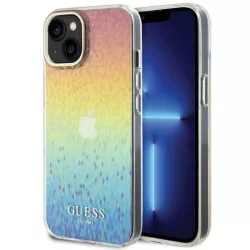   Guess GUHCP15SHDECMI iPhone 15 6.1" sokszínű keménytok IML Faceted Mirror Disco Iridescent