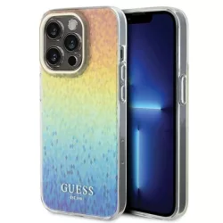   Guess GUHCP15LHDECMI iPhone 15 Pro 6.1" sokszínű keménytok IML Faceted Mirror Disco Iridescent tükör