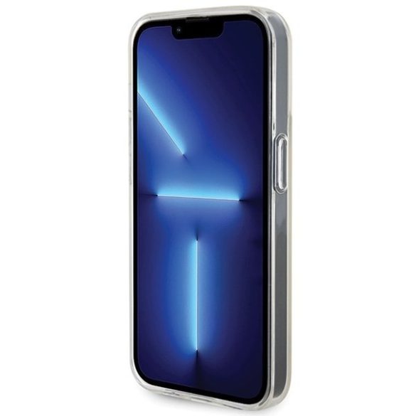 Guess GUHCP15LHDECMI iPhone 15 Pro 6.1" sokszínű keménytok IML Faceted Mirror Disco Iridescent tükör
