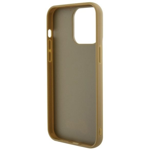 Guess GUHCP15XPMSDGSD iPhone 15 Pro Max 6.7" arany keménytok Disco Metal Script
