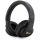 Guess GUBH604FEMK 4G Leather Tone On Tone Script Bluetooth vezeték nélküli fejhallgató - fekete