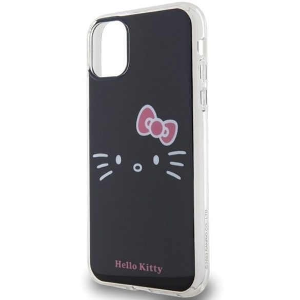 Hello Kitty HKHCN61HKHLK iPhone 11  6.1" fekete keménytok IML Kitty Face