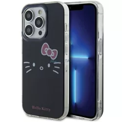   Hello Kitty HKHCP13XHKHLK iPhone 13 Pro Max 6.7" fekete keménytok IML Kitty Face