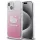 Hello Kitty HKHCP15SHDGKEP iPhone 15 6.1" rózsaszín keménytok IML Gradient Electrop Kitty fej IML Gradient Electrop Kitty fej
