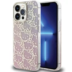   Hello Kitty HKHCP13LHCHPEP iPhone 13 Pro / 13 6.1" rózsaszín keménytok IML Gradient Electrop Crowded Kitty fej