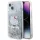 Hello Kitty HKHCP15SLIKHET iPhone 15 6.1" ezüst keménytok folyékony csillogó medál Kitty Head