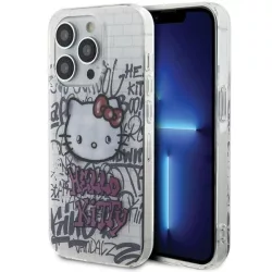   Hello Kitty HKHCP14LHDGPHT iPhone 14 Pro 6.1" fehér keménytok IML Kitty On Bricks Graffiti IML Kitty On Bricks Graffiti