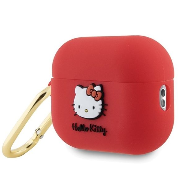 Hello Kitty HKAP23DKHSF Airpods Pro 2 (2022/2023) tok fukszia Szilikon 3D Kitty Head 3D Kitty fej