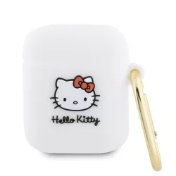   Hello Kitty HKA23DKHSH Airpods 1/2 tok fehér szilikon 3D Kitty fej 3D Kitty fej