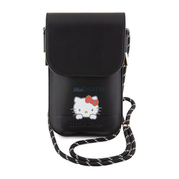Hello Kitty táska HKOWBSKCDKK fekete bőr