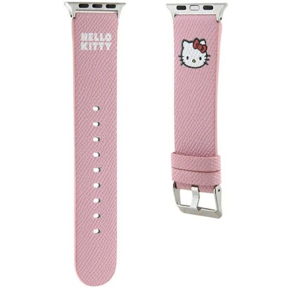 Hello Kitty óraszíj HKAWMPGKHP Apple Watch 38/40/41mm rózsaszín szíj Kitty Head Kitty Head
