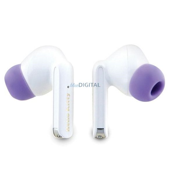 Hello Kitty fülhallgató Bluetooth HKTWSHDGKEU TWS + dokkoló állomás lila