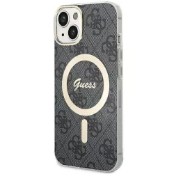   Guess GUHMP15MH4STK iPhone 15 Plus 6.7" fekete keménytok 4G MagSafe