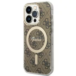   Guess GUHMP15LH4STW iPhone 15 Pro 6,1 hüvelykes barna keménytok, IML, 4G, MagSafe