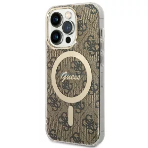 Guess GUHMP15LH4STW iPhone 15 Pro 6,1 hüvelykes barna keménytok, IML, 4G, MagSafe