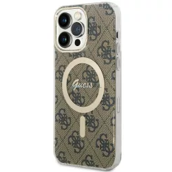   Guess GUHMP15XH4STW iPhone 15 Pro Max 6,7 hüvelykes barna keménytok, IML, 4G, MagSafe