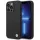 BMW BMHCP15XSILBK iPhone 15 Pro Max 6.7" fekete szilikon fém logó tok