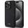 Tumi TUHMP15LRBAK Leather Ballistic Pattern MagSafe-kompatibilis tok iPhone 15 Pro - fekete