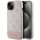 Guess GUHCP15SG4GLPI iPhone 15 / 14 / 13 6.1" rózsaszín keménytok 4G Stripe kollekció