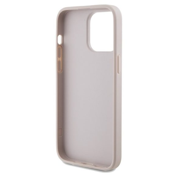 Guess GUHCP15XG4GLPI iPhone 15 Pro Max 6.7" rózsaszín keménytok 4G Stripe kollekció