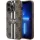 Guess GUHMP15LP4RPSW iPhone 15 Pro 6.1" barna keménytok 4G nyomtatott csíkokkal MagSafe