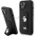 Karl Lagerfeld KLHCP15MGSACHPK iPhone 15 Plus 6.7" fekete keménytok Gripstand Saffiano Choupette Pins