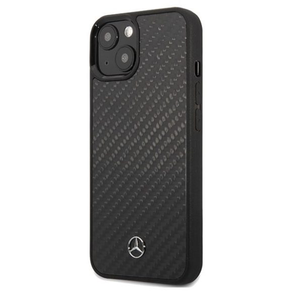 Mercedes MEHCP15SRCABK iPhone 15 / 14 / 13 6,1" fekete keménytok Carbon Fiber Dynamic