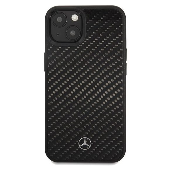 Mercedes MEHCP15SRCABK iPhone 15 / 14 / 13 6,1" fekete keménytok Carbon Fiber Dynamic