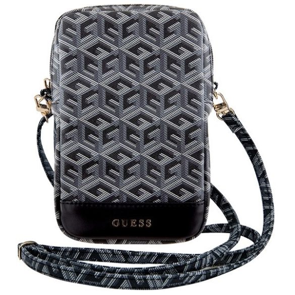 Guess GUWBZPGCSPGK Zip GCube Bottom Stripe táska - fekete