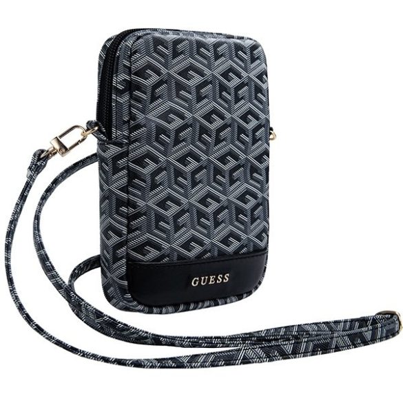 Guess GUWBZPGCSPGK Zip GCube Bottom Stripe táska - fekete