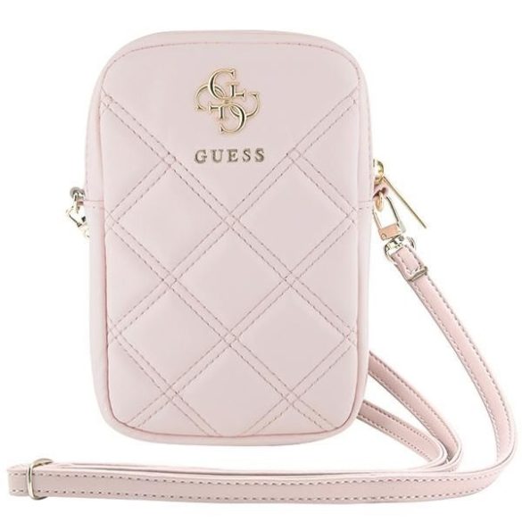 Guess GUWBZPSQSSGP Zip Quilted 4G táska - rózsaszín